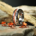 Antler and Rose Gold Ring