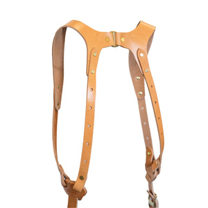 Tan Leather Dual Camera Harness + Pro Package