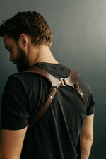 Dark Brown Leather Dual Camera Harness + Pro Package