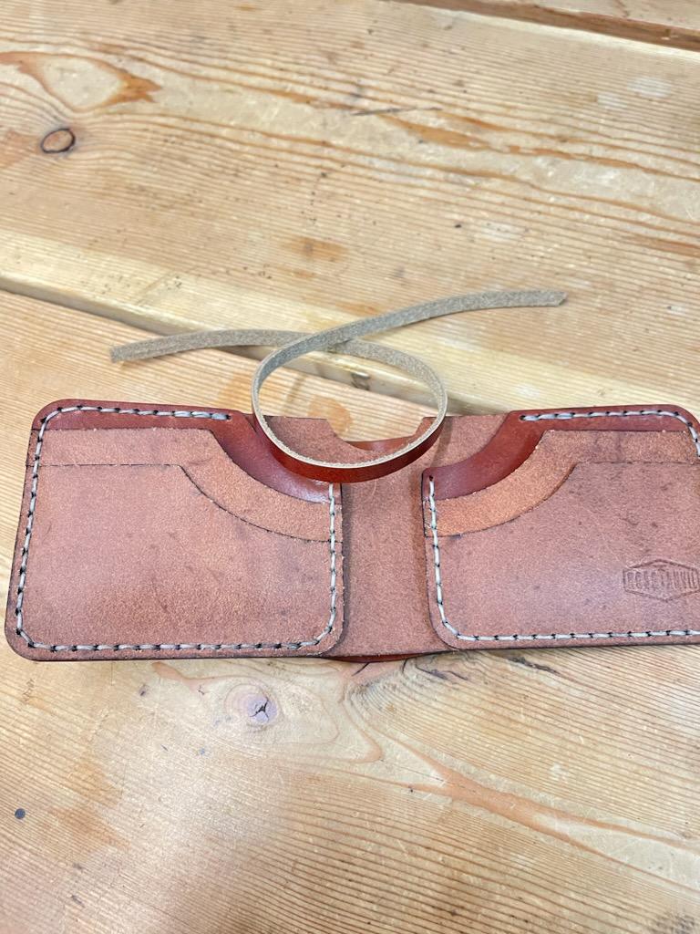 Handmade Boot Leather Wallet Roughout