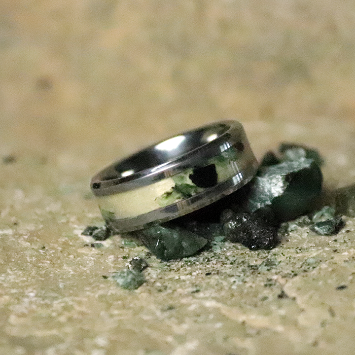 Aspen Emerald Inlay Ring