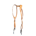 Tan Leather Dual Camera Harness + Pro Package