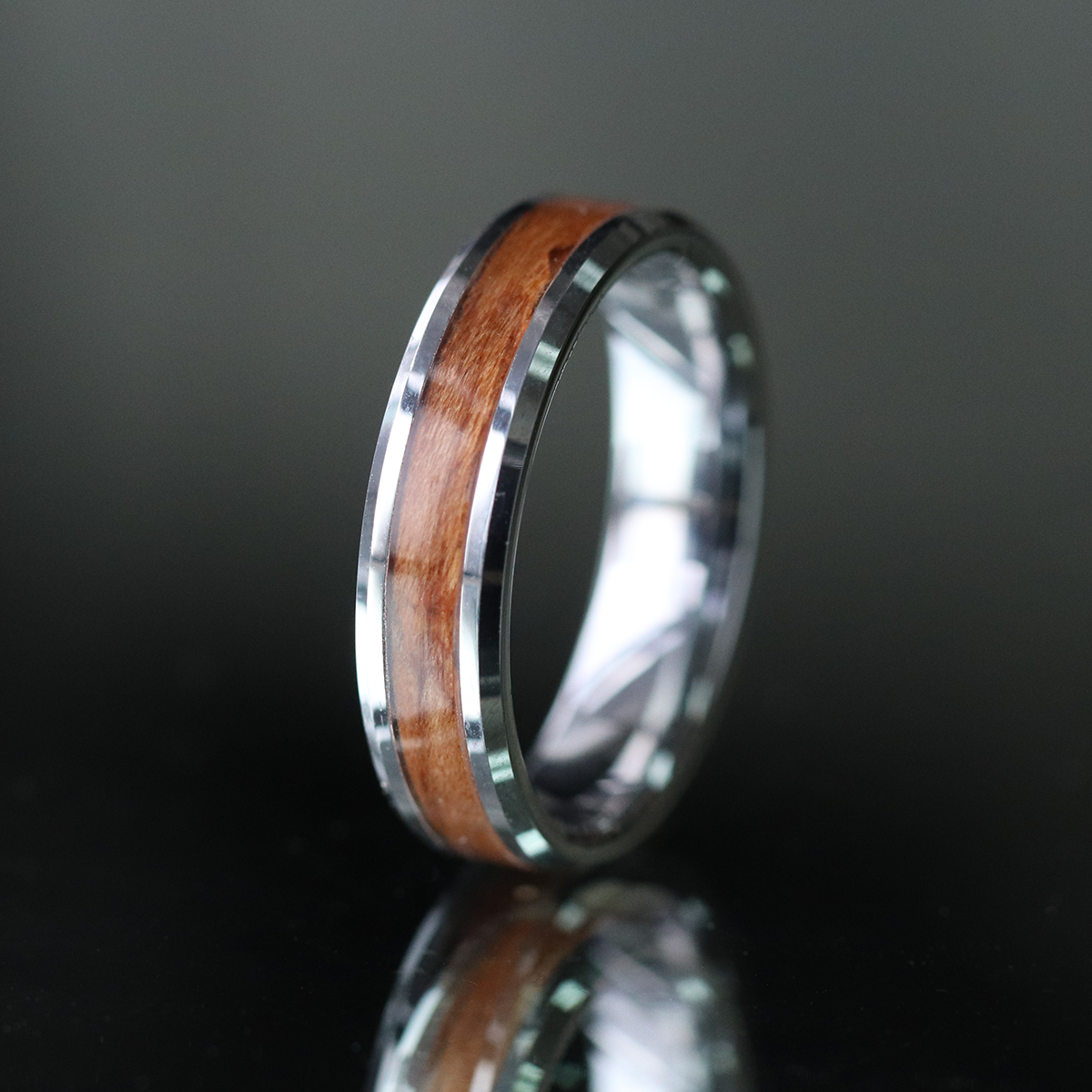 Wooden Inlay Rings How To Make A Ring With A Wood Inlay : 6 Steps
