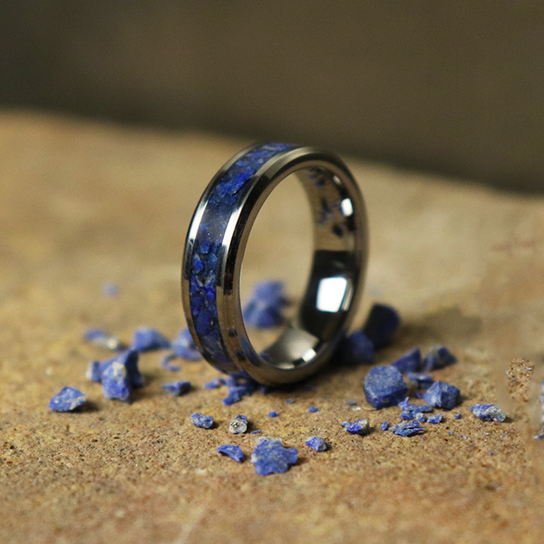 Lapis lazuli 2025 engagement ring