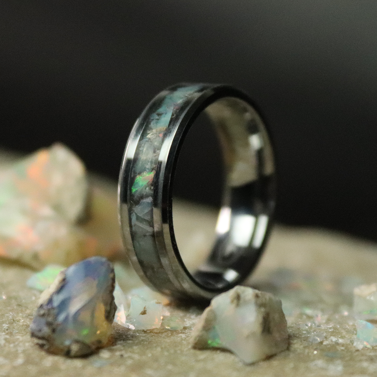 Opal Inlay Ring